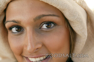 Smiling Israelite Girl Portrait