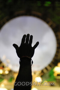 Raised Hand in Worship