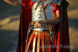 Roman Soldier Armor and Sword
