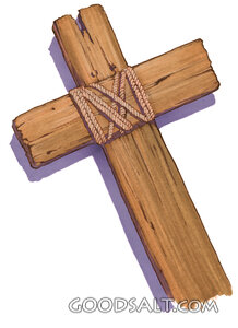Bound Wooden Cross