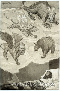 Daniel Dreams of the Four Beasts