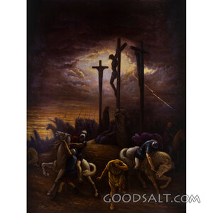 Darkness Pierced at the Crucifixion 