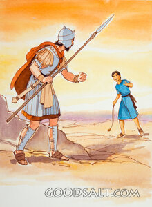 David and Goliath