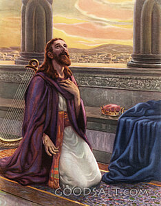 David Praying