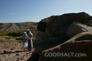 Widow of Zarephath Gathering Sticks