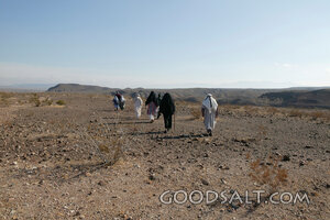Israelites Walking Through the Wilderness