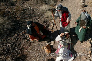 Shepherds Look Toward the Angel