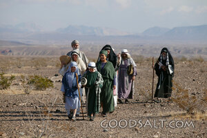 Israelites Walking Through the Wilderness