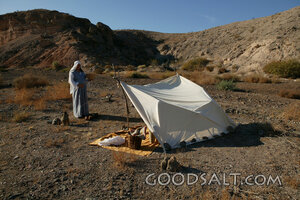 Woman at the Wilderness Tent