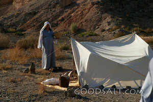 Jael Welcomes Sisera to Her Tent