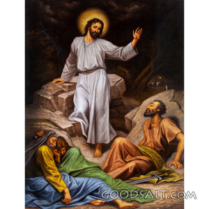 Disciples Sleeping in Garden of Gethsemane 