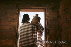 Woman at the Doorway with a Clay Jar