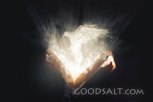 Dove Flying From Bible