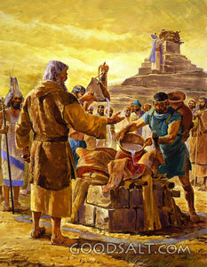 Elijah on Mount Carmel