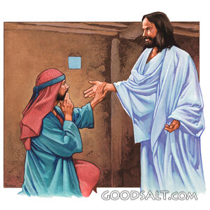 Thomas Meets the Risen Christ