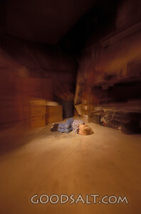 Child Asleep in the Storeroom