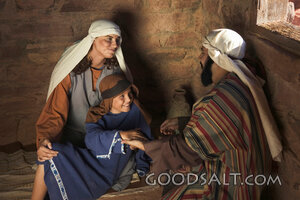 Israelite Father Teaching His Family