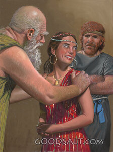 Rebekah Welcomed by Abraham’s Servant