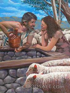 Moses at the Well of Midian