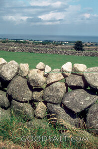 rock or stone wall fence