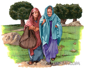 Ruth Walks with Naomi