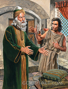 Gehazi Faces Elisha