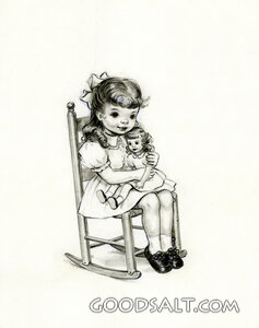 Girl Rocking Doll