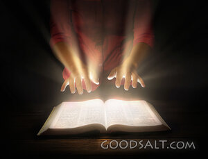 Glowing Bible Pages