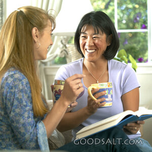 Sisters Sharing Scripture