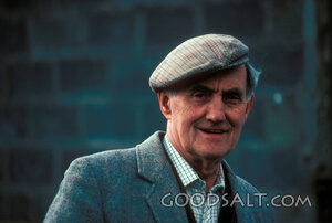 Kindly Elder in Tweed Cap