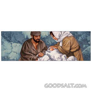 Mary and Joseph Adore the Christ Child