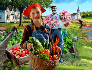 Healthy Living Garden Harvest