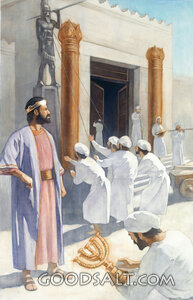 Hezekiah and the People Worshiped