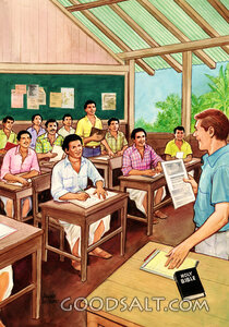 India: Students in Classroom