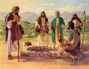 Isaac Discussing to Whom the Water Belongs  