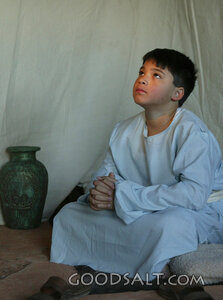 Young Samuel Listening in Prayer