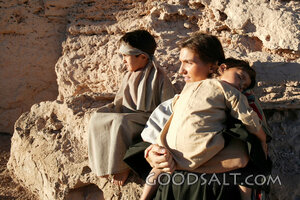 Israelite Mother with Her Children on the Hillside