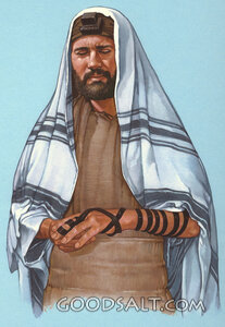 Jewish Prayer with Tallit and Tefillin