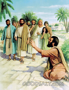 Jesus and Bartimaeus