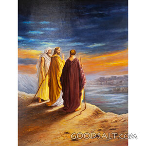 Jesus and Two Disciples Going to Emmaus