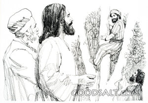 Jesus and Zacchaeus