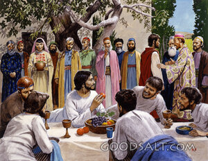 Jesus Eats With Matthew