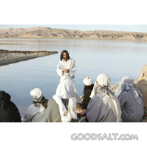 Jesus Teaching Beside the Sea
