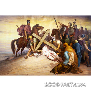 Jesus Falls With the Cross 