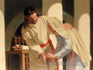 Jesus Healed a Hurting Woman