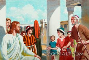 Jesus Heals a Blind Man