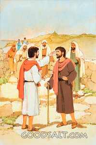 Jesus Heals a Blind Man