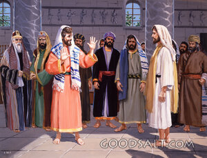 Jesus Heals a Man With a Crippled Hand