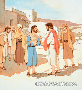Jesus Heals Blind Man