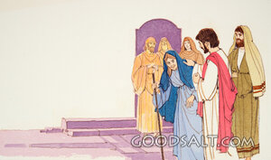 Jesus Heals the Woman With the Crooked Back